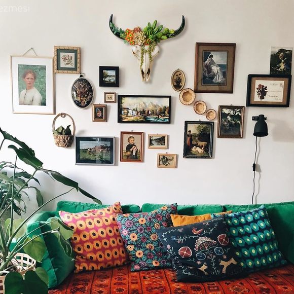 Rustic Western Home Decor - Tribal Wall Decor Western Long Horn Bull Skull🦈 - Picture 8 of 9